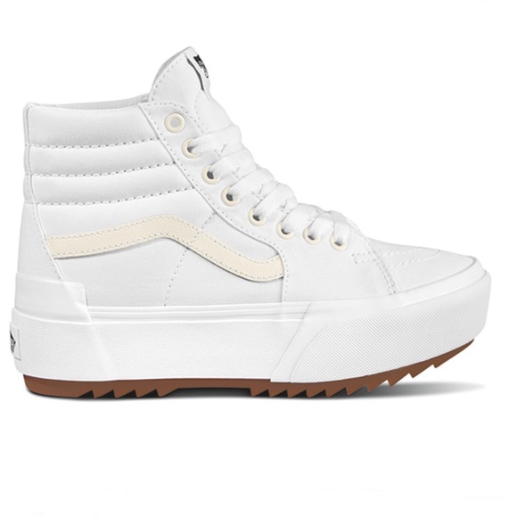 Vans WMNS Sk8-Hi Stacked (Canvas) True White
VN0A4BTWL5R Platforms Sneakers NIB - Picture 6 of 16